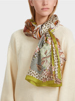 Load image into Gallery viewer, red rust silk scarf
