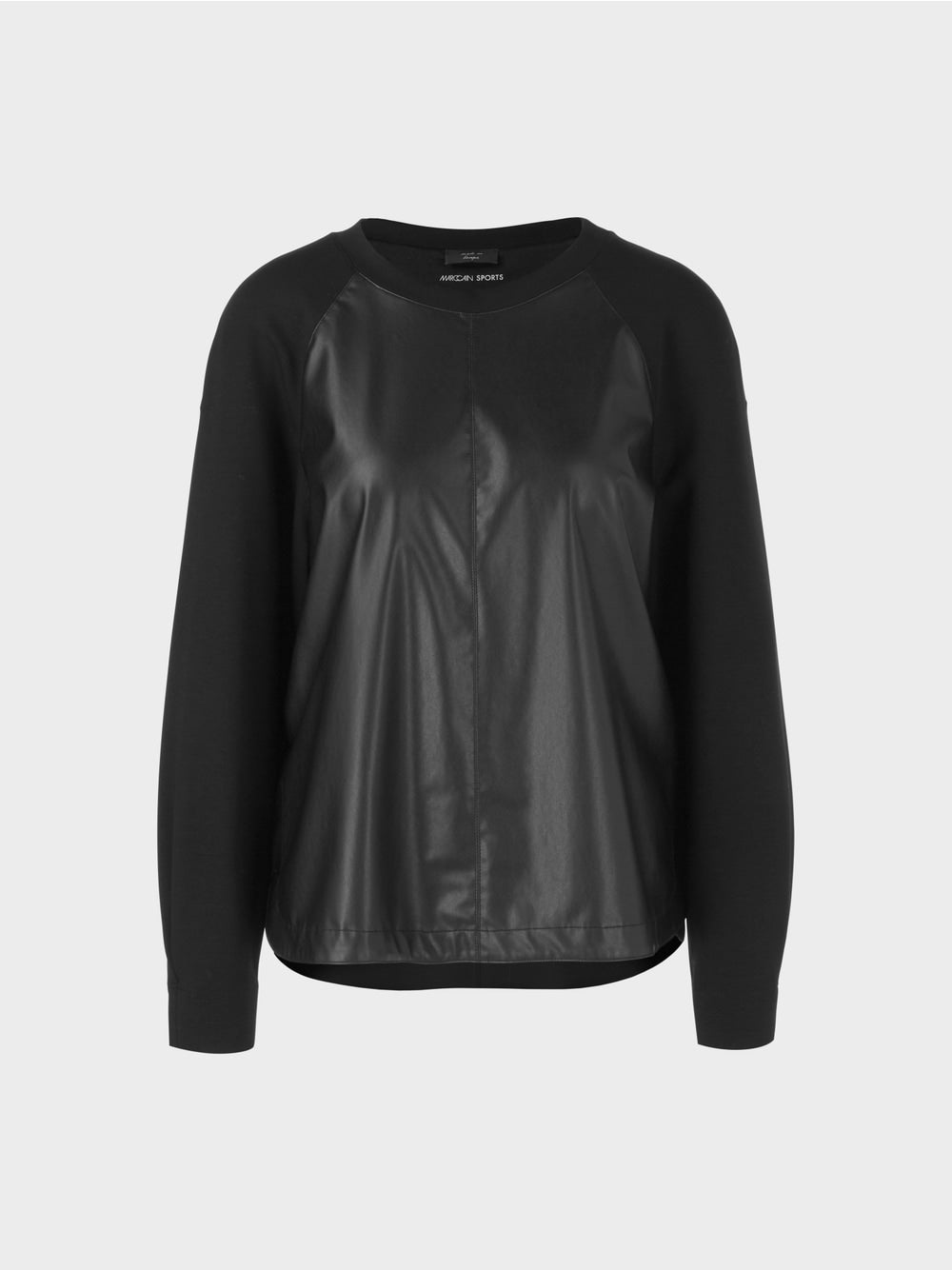 black material mix sweatshirt