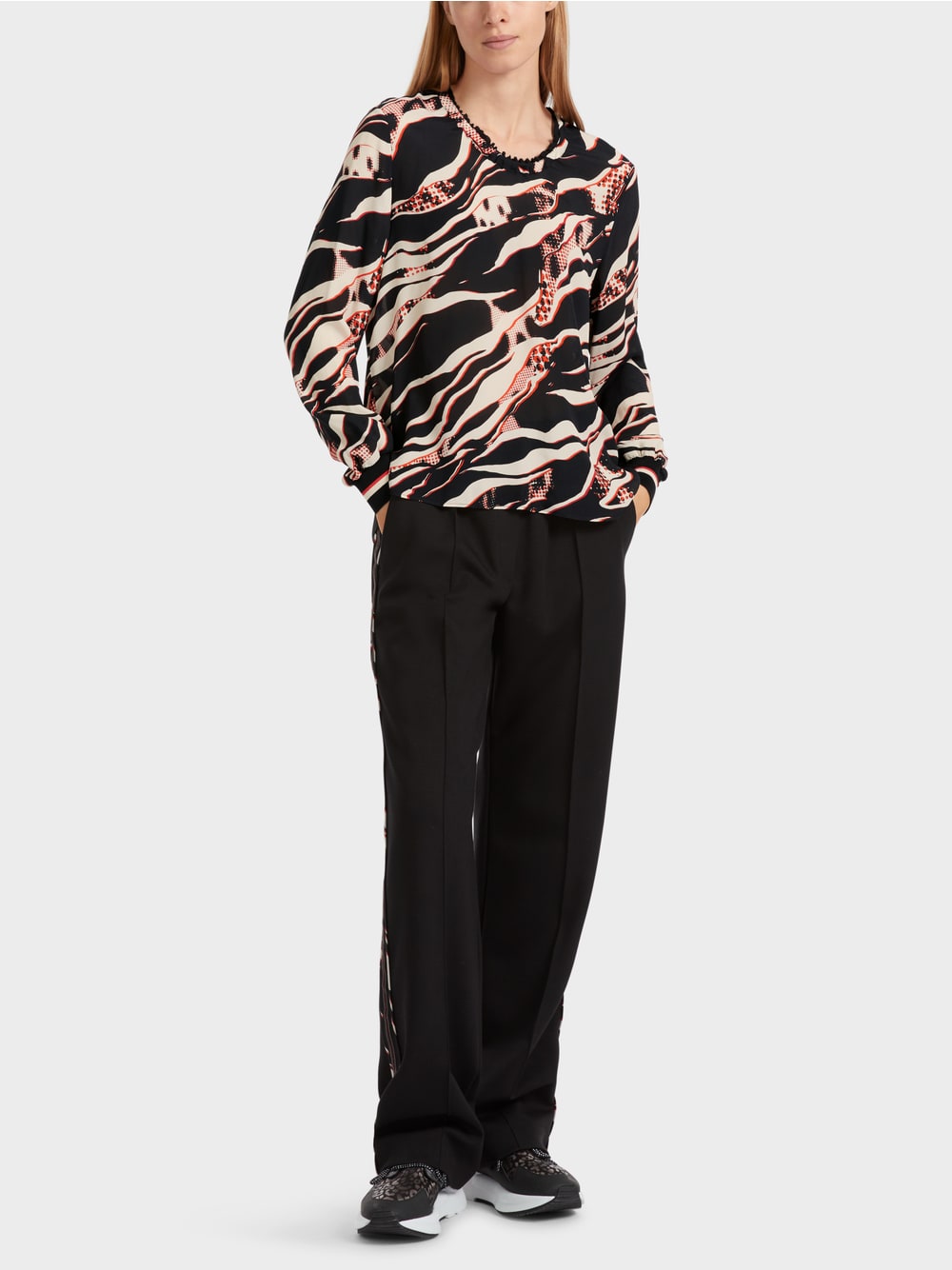 campari print blouse