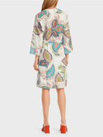 Load image into Gallery viewer, cotton dress with leaf motif
