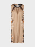 Load image into Gallery viewer, deep sand sleeveless dress
