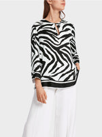 Load image into Gallery viewer, zebra print blouse
