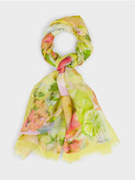 Load image into Gallery viewer, lemon printed scarf
