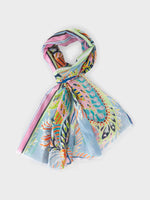 Carregar imagem no visualizador da galeria, oriental-inspired print scarf
