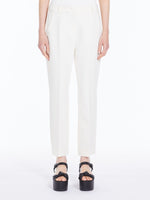 Load image into Gallery viewer, ivory straight-cut trousers
