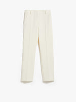 Load image into Gallery viewer, ivory straight-cut trousers
