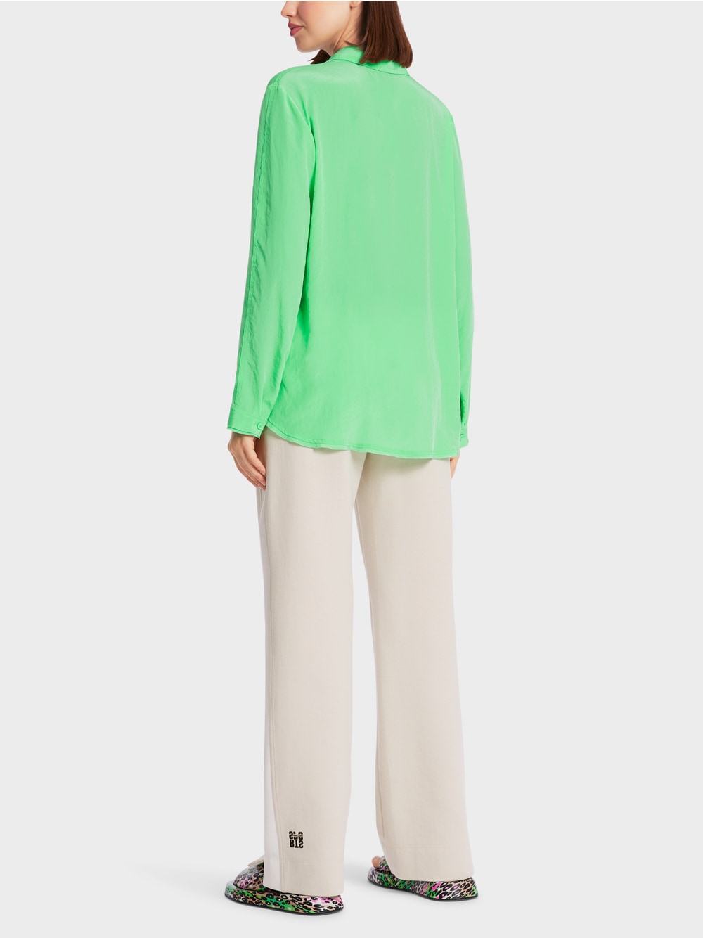 neon green shirt blouse
