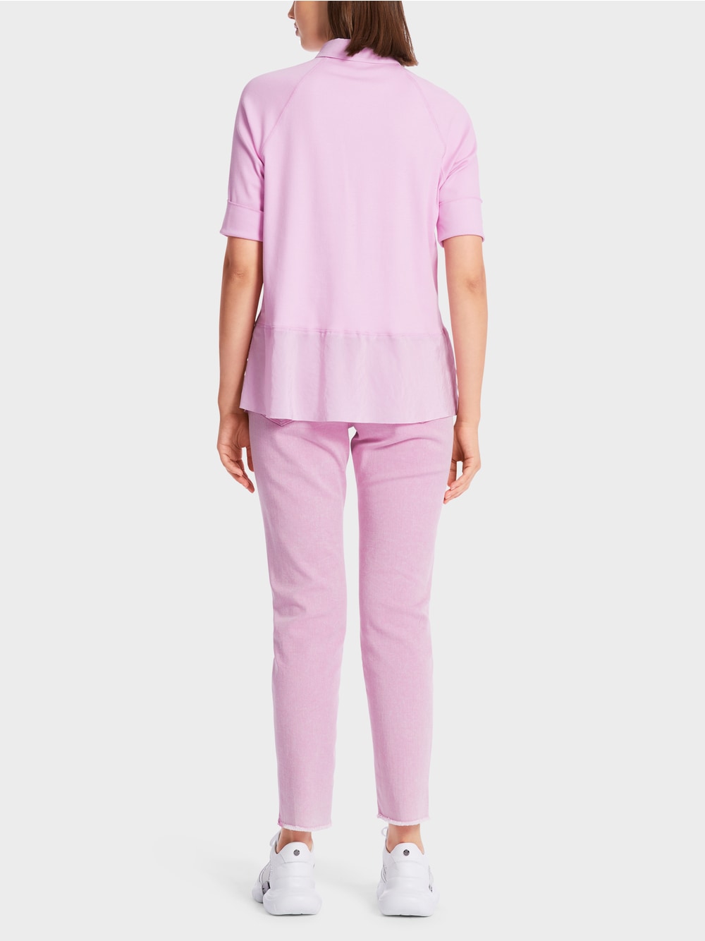 pink lavender polo shirt