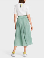 Load image into Gallery viewer, soft sage skirt with pleats

