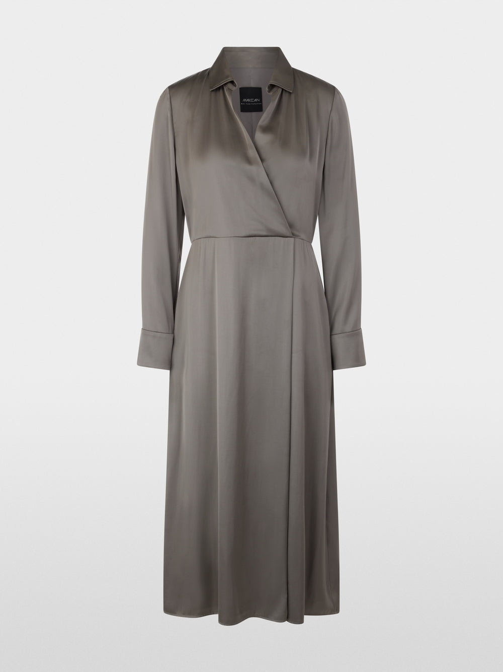 soft charcoal dress in viscose