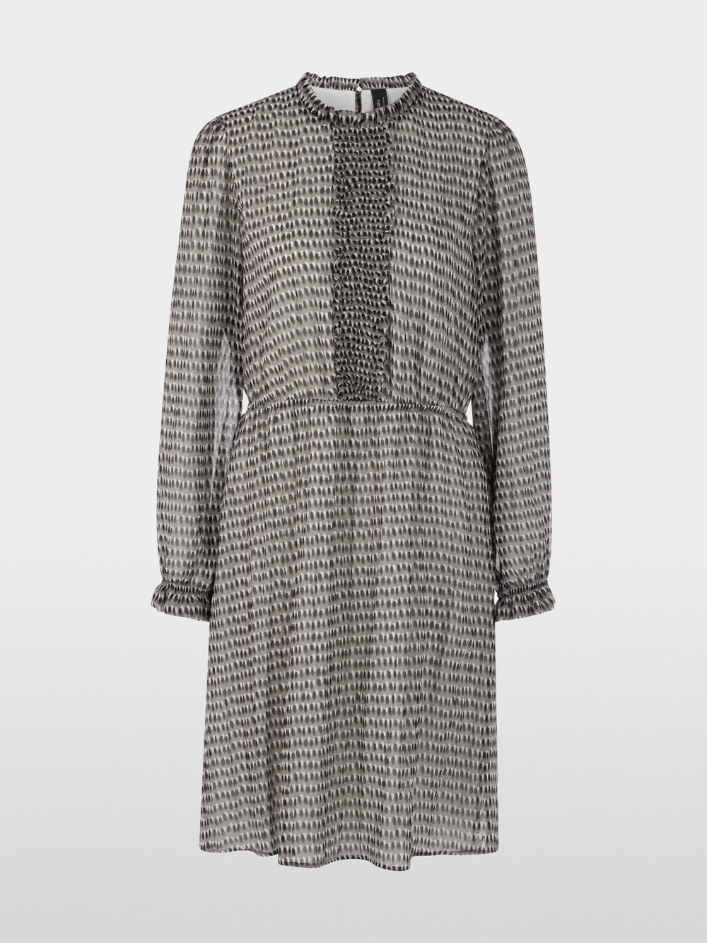 soft charcoal printed dress