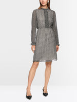 Load image into Gallery viewer, soft charcoal printed dress
