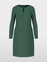 Carregar imagem no visualizador da galeria, dark jade green printed dress
