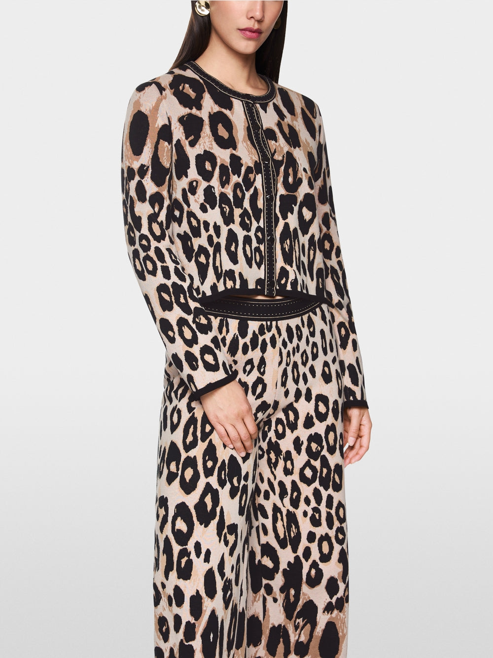 soft cappuccino cropped cardigan