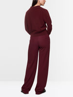 Carregar imagem no visualizador da galeria, red wine cashmere cardigan
