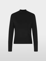 Carregar imagem no visualizador da galeria, black fine knit jumper
