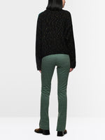 Carregar imagem no visualizador da galeria, dark jade green chunky knit jumper
