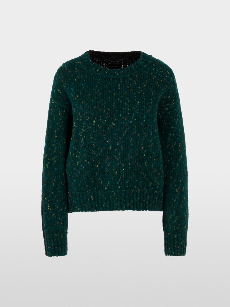 dark jade green chunky knit jumper