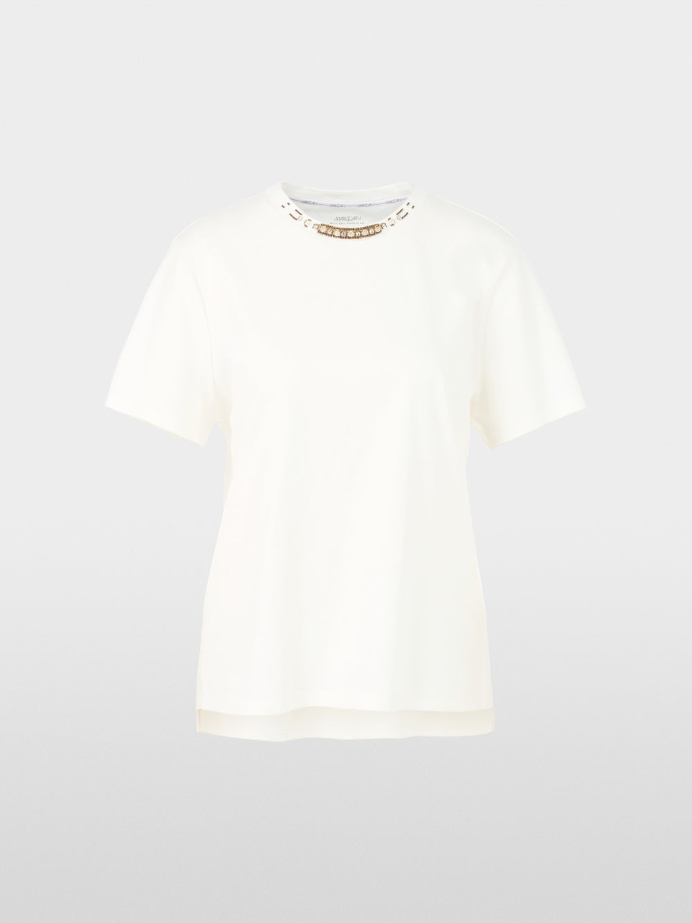 off-white embroidered T-shirt