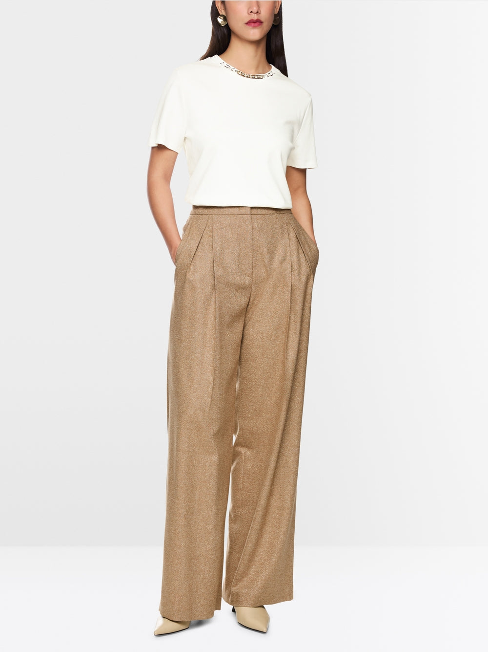 off-white embroidered T-shirt