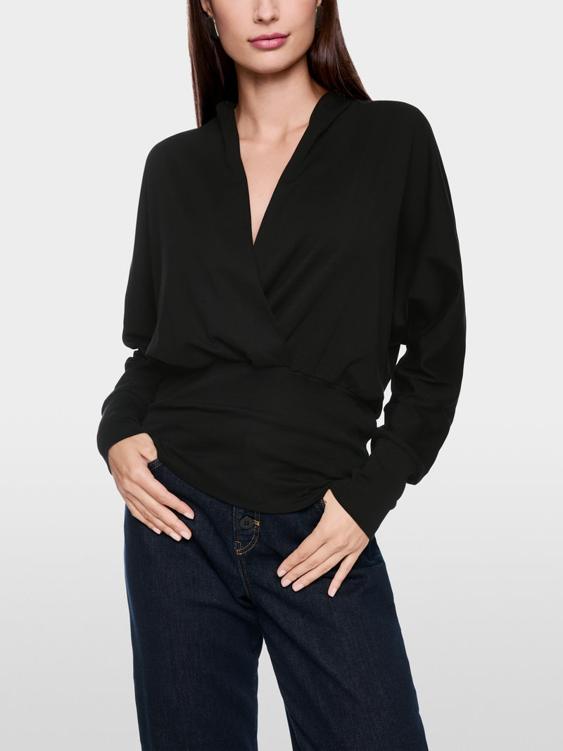 black feminine shirt