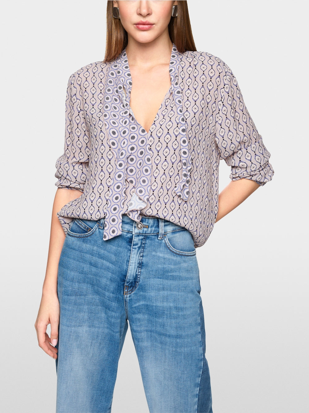 light desert taupe blouse