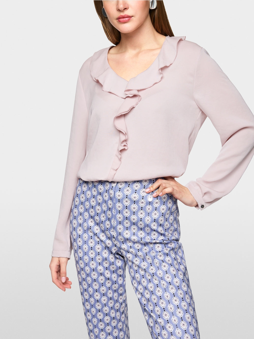 romantic ruffled blouse