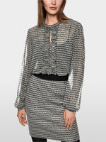 Load image into Gallery viewer, soft charcoal blouse with ruffles
