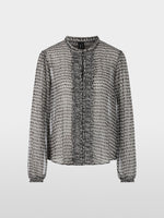 Load image into Gallery viewer, soft charcoal blouse with ruffles
