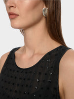 Carregar imagem no visualizador da galeria, black Top with sequins
