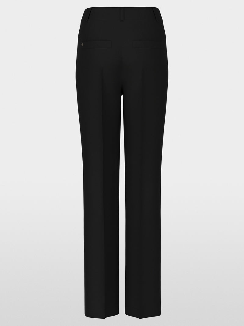 black FAID trousers with piping