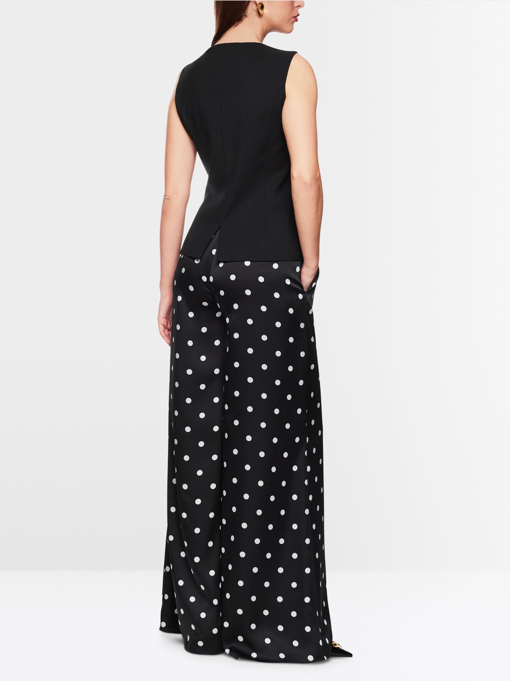 black elegant waistcoat