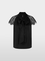 Carregar imagem no visualizador da galeria, black silk top
