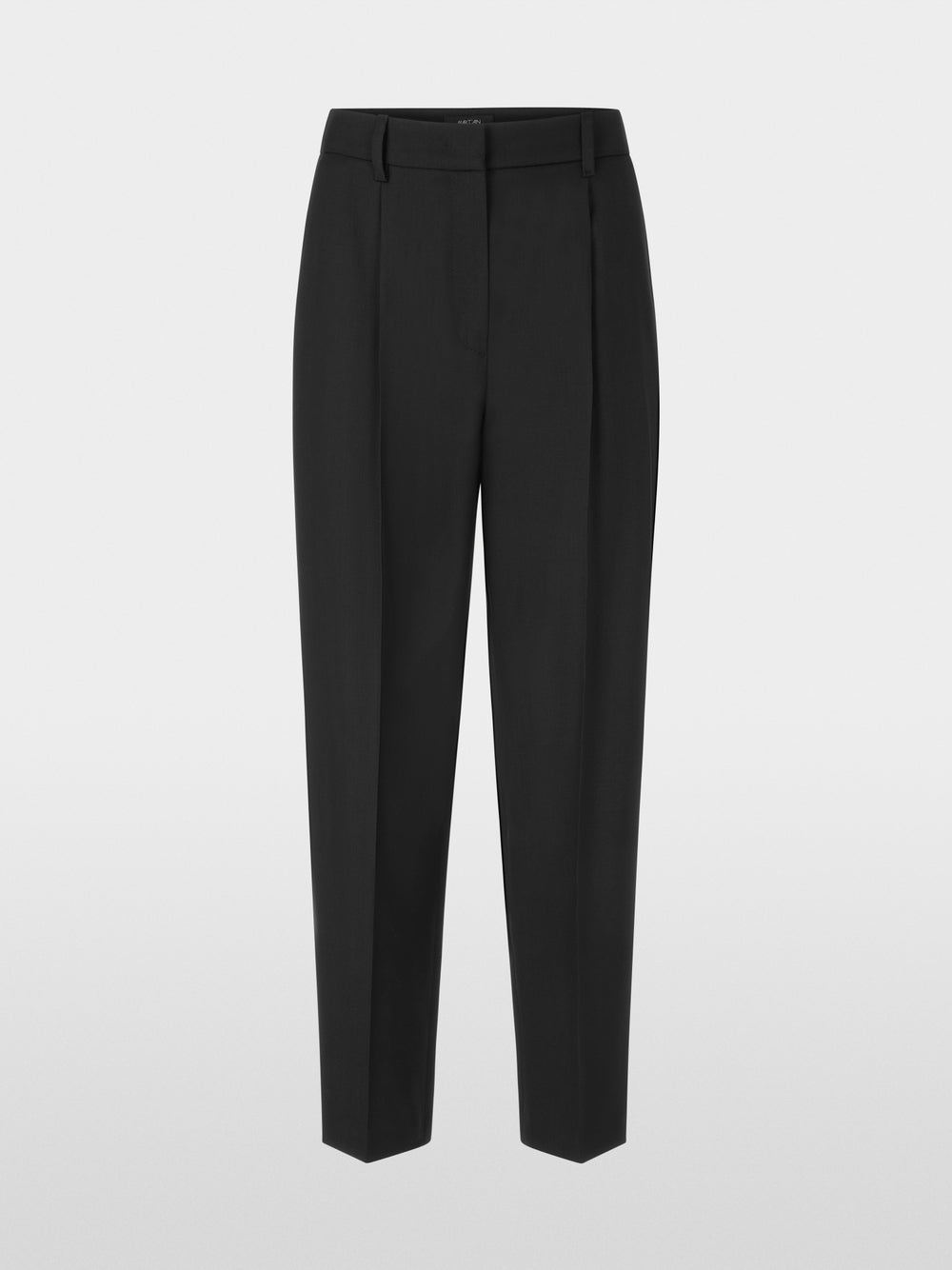 black FAQUS pleated trousers