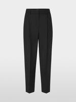Carregar imagem no visualizador da galeria, black FAQUS pleated trousers
