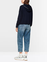 Carregar imagem no visualizador da galeria, navy knitted cardigan
