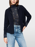 Carregar imagem no visualizador da galeria, navy knitted cardigan
