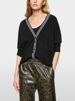 Carregar imagem no visualizador da galeria, black &amp; white classic cardigan
