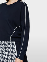 Load image into Gallery viewer, navy soft jumper
