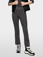 Carregar imagem no visualizador da galeria, black &amp; white FREDERICA flared trousers

