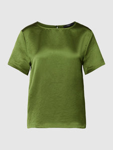 green fluid fit blouse
